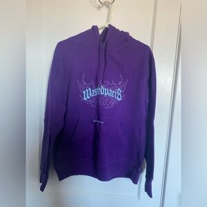 Waisted Paris purple hoodie